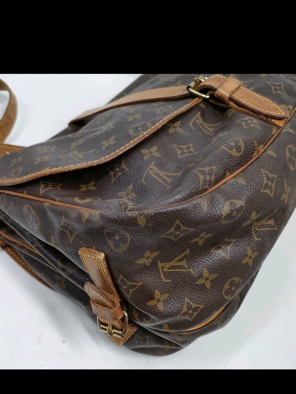 Louis Vuitton Brown Monogram Canvas Messenger Bag